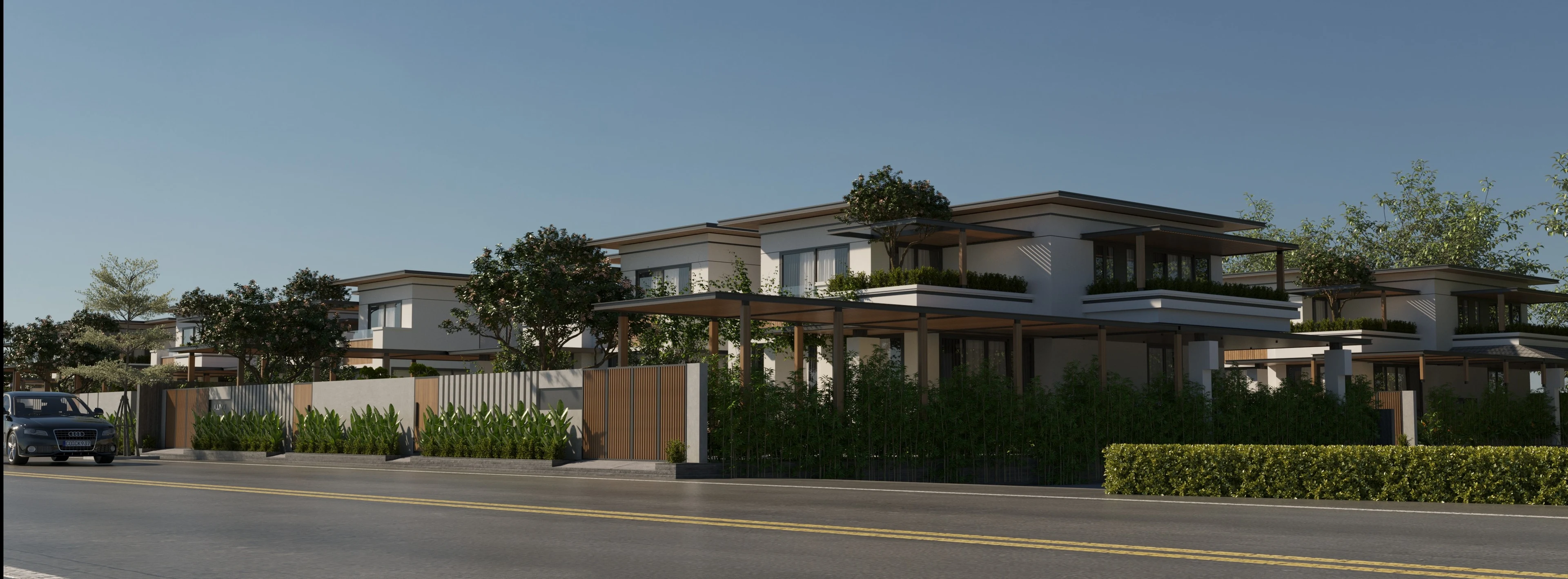 Turgutreis 21 — sokak cephesi, 3D görselleştirme
